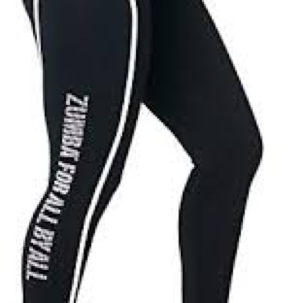 Zumba Fitness Black and White Leggings